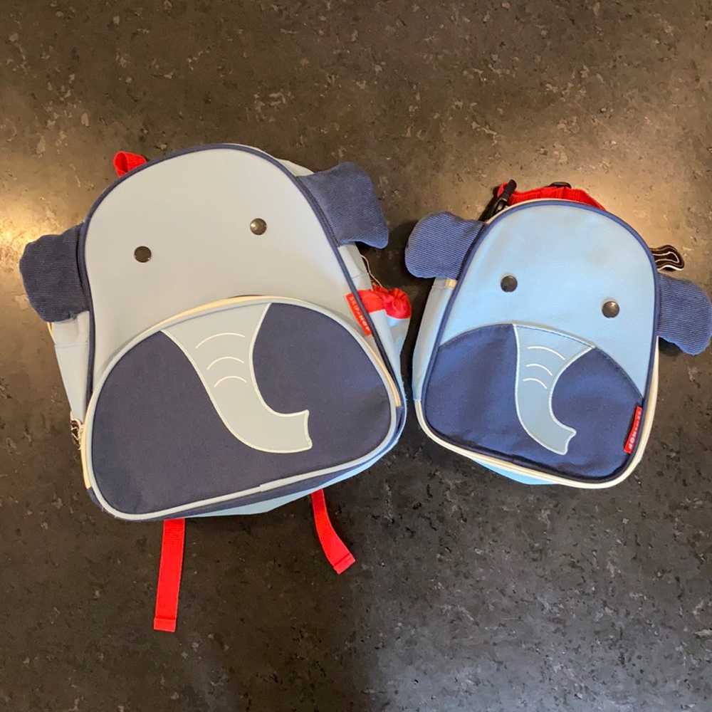 Skip HOP toddler Elephant Backpack & Lunch Set